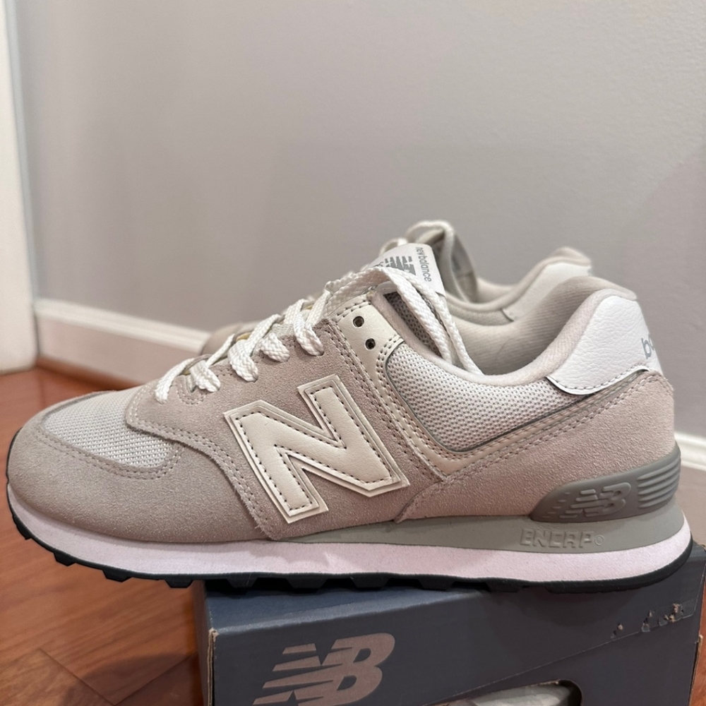 New Balance 574 Core Nimbus Cloud with White